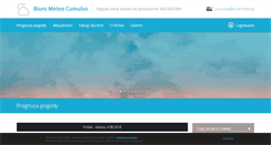 Desktop Screenshot of meteocumulus.pl