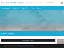 Tablet Screenshot of meteocumulus.pl